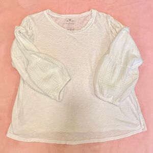 Velvet by Graham & Spencer - white tee shirt - size XL